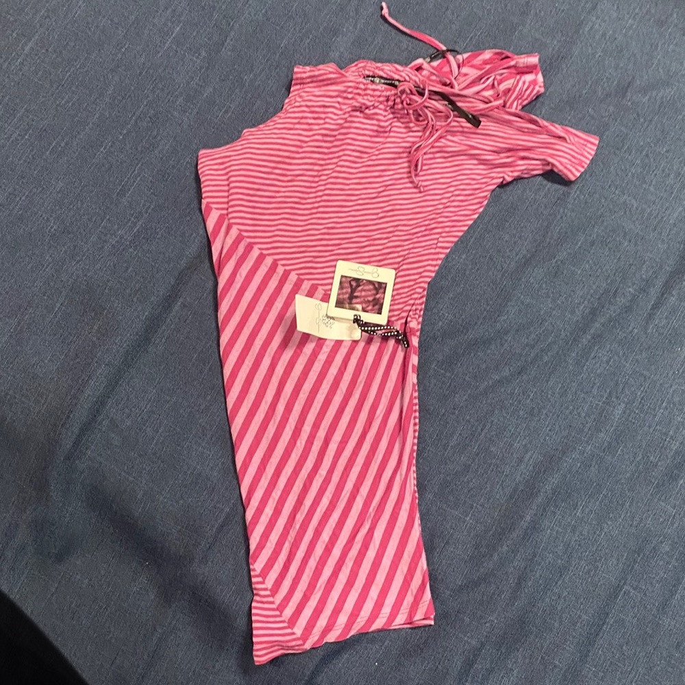 Jessica Simpson NWT pink shades Striped blouse